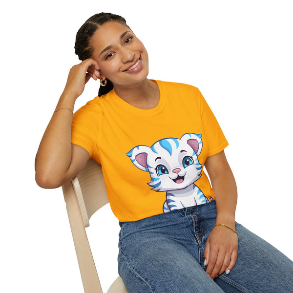 π―π Unleash Your Wild Side with the Little Cute Tiger T-Shirt! ππ― - Pets Utopia