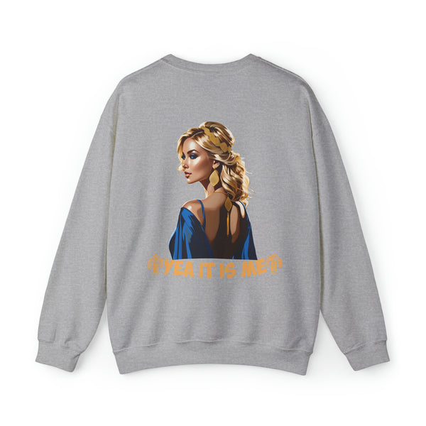 π Queen of Queens Cleopatra: Heavy BlendCrewneck Sweatshirt π - Pets Utopia