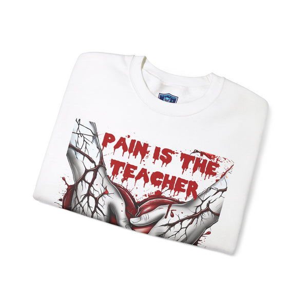 Going Through Pain ๐ฉธ๐ฃ: Unisex Heavy Blend Crewneck Sweatshirt - Pets Utopia