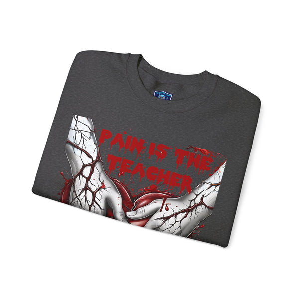 Going Through Pain ๐ฉธ๐ฃ: Unisex Heavy Blend Crewneck Sweatshirt - Pets Utopia