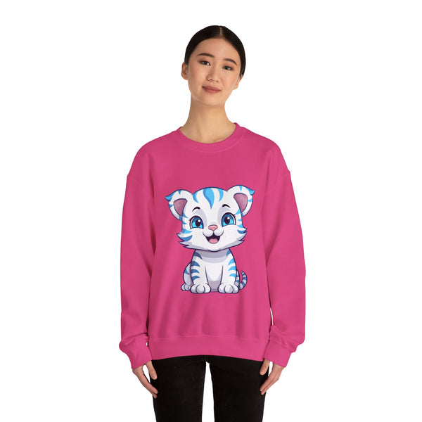 π―π Introducing the Cute Tiger Sweatshirt! Get Cozy and Stylish with π― Cute Tigers on Both Sides! π - Pets Utopia