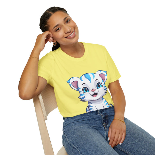 π―π Unleash Your Wild Side with the Little Cute Tiger T-Shirt! ππ― - Pets Utopia