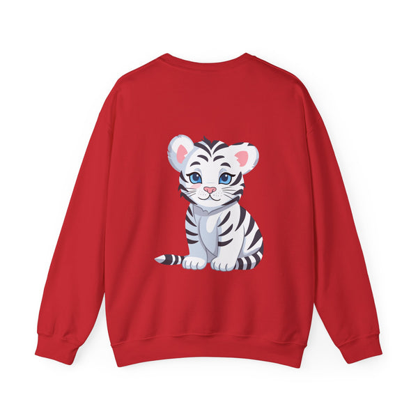 π―π Introducing the Cute Tiger Sweatshirt! Get Cozy and Stylish with π― Cute Tigers on Both Sides! π - Pets Utopia