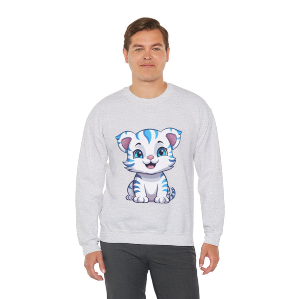 π―π Introducing the Cute Tiger Sweatshirt! Get Cozy and Stylish with π― Cute Tigers on Both Sides! π - Pets Utopia