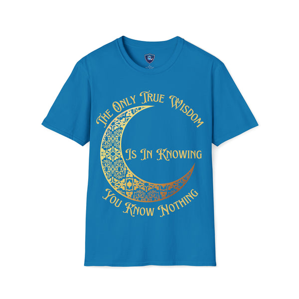 Socrates Unisex Softstyle Wisdom Tee: Embrace the Power of Knowing Nothing π - Pets Utopia