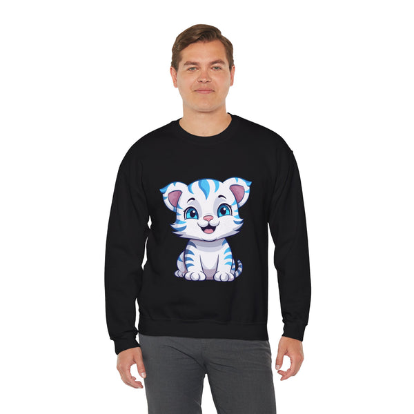 π―π Introducing the Cute Tiger Sweatshirt! Get Cozy and Stylish with π― Cute Tigers on Both Sides! π - Pets Utopia