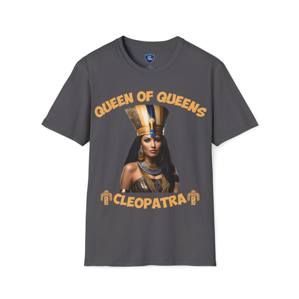 π Queen of Queens Cleopatra T-Shirt: Softstyle Cotton Tee π - Pets Utopia