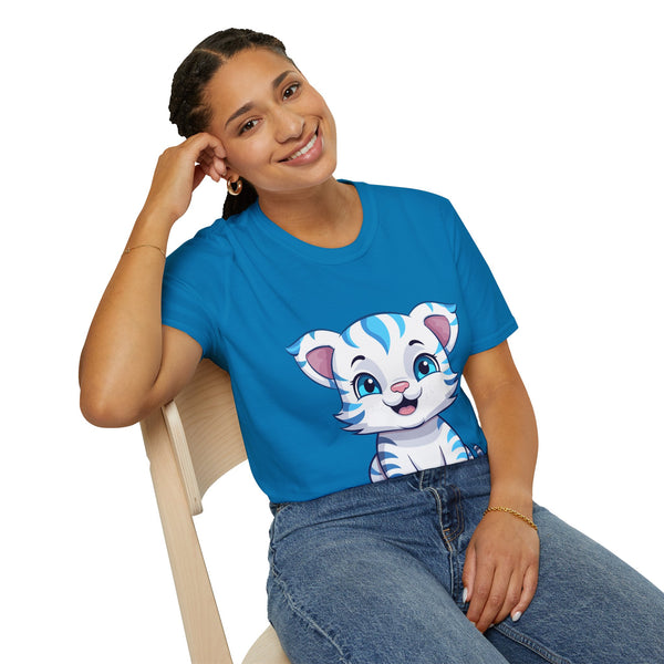 π―π Unleash Your Wild Side with the Little Cute Tiger T-Shirt! ππ― - Pets Utopia