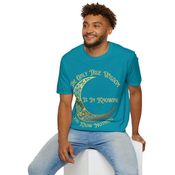 Socrates Unisex Softstyle Wisdom Tee: Embrace the Power of Knowing Nothing π - Pets Utopia