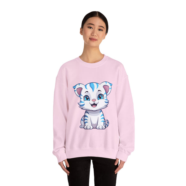 π―π Introducing the Cute Tiger Sweatshirt! Get Cozy and Stylish with π― Cute Tigers on Both Sides! π - Pets Utopia