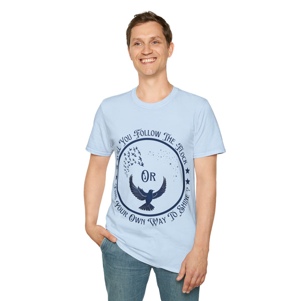 πβοΈ Fly to Your Destiny πͺ: Unisex Softstyle T-Shirt - Pets Utopia