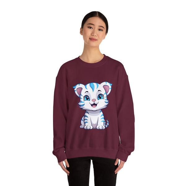 π―π Introducing the Cute Tiger Sweatshirt! Get Cozy and Stylish with π― Cute Tigers on Both Sides! π - Pets Utopia