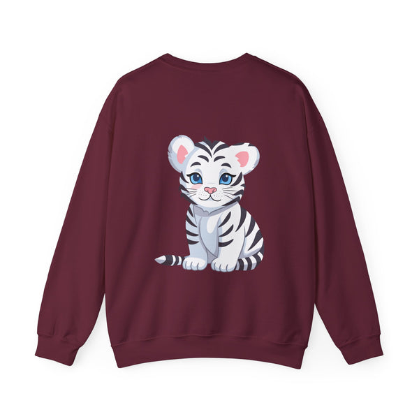 π―π Introducing the Cute Tiger Sweatshirt! Get Cozy and Stylish with π― Cute Tigers on Both Sides! π - Pets Utopia