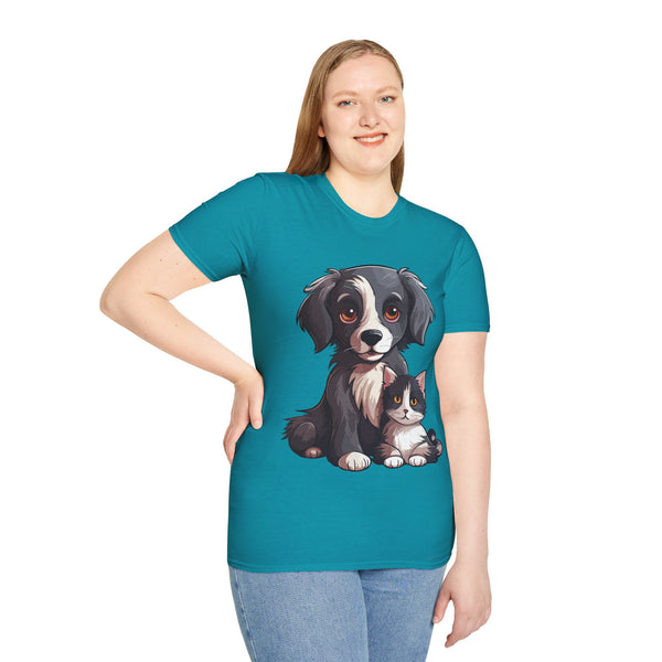 πΎ Stylish Pet Lovers' Tee: "Cute Pets" & "Dogs & Cats" πππΆπΊ - Pets Utopia