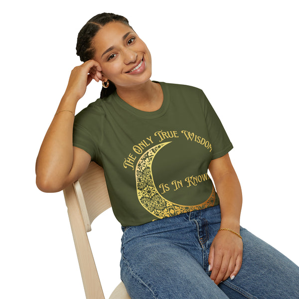 Socrates Unisex Softstyle Wisdom Tee: Embrace the Power of Knowing Nothing π - Pets Utopia