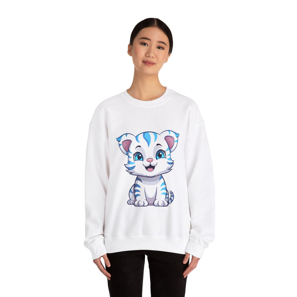 π―π Introducing the Cute Tiger Sweatshirt! Get Cozy and Stylish with π― Cute Tigers on Both Sides! π - Pets Utopia