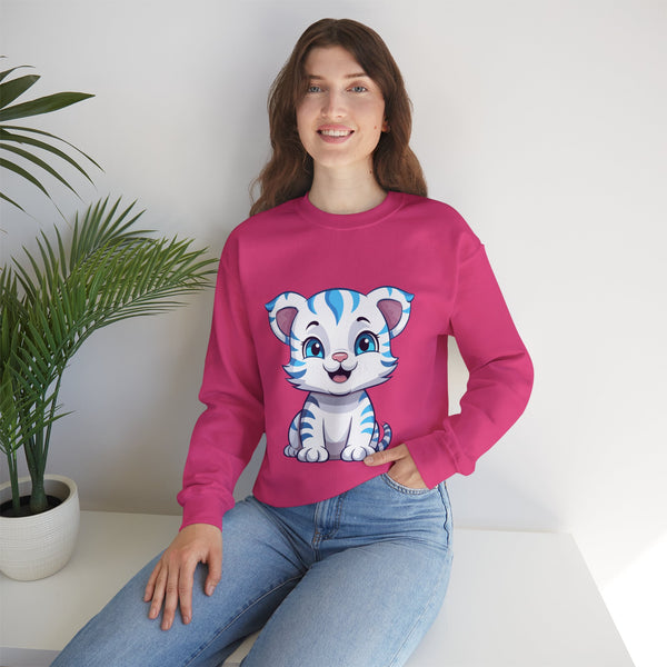 π―π Introducing the Cute Tiger Sweatshirt! Get Cozy and Stylish with π― Cute Tigers on Both Sides! π - Pets Utopia