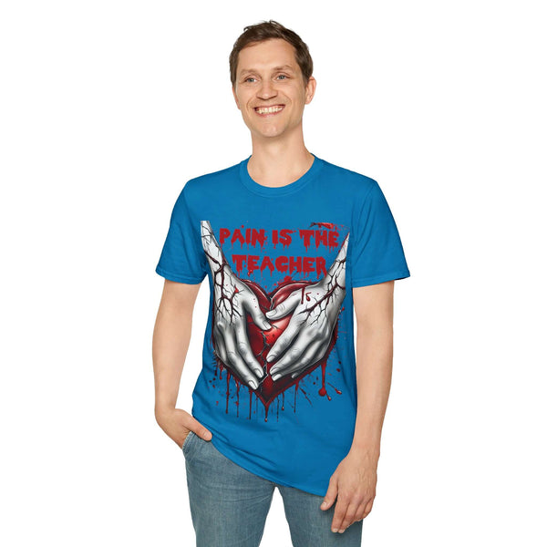 Going Through Pain 🩸🗣: Unisex 100% Cotton Softstyle T-Shirt - Pets Utopia