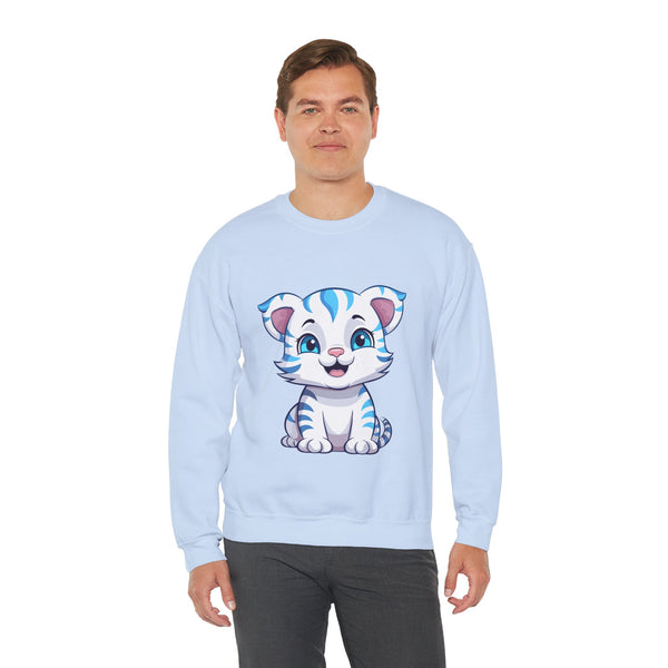 π―π Introducing the Cute Tiger Sweatshirt! Get Cozy and Stylish with π― Cute Tigers on Both Sides! π - Pets Utopia