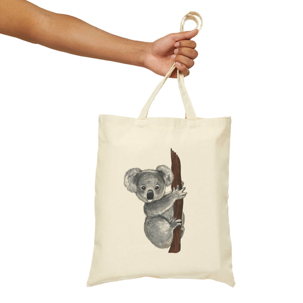 πΏπ Cute Koala Cotton Canvas Tote Bag π¨π¨ - Pets Utopia