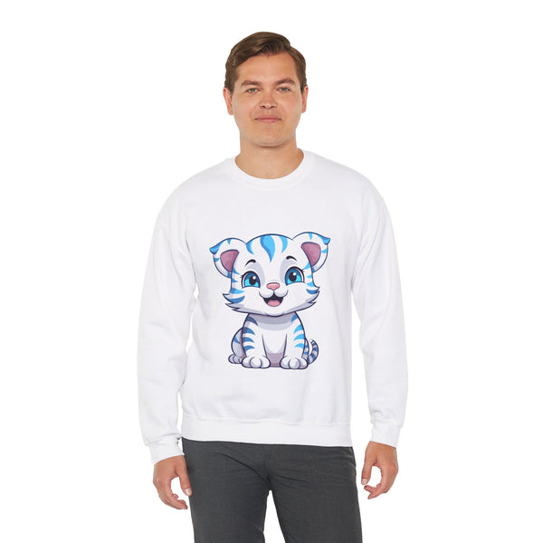 π―π Introducing the Cute Tiger Sweatshirt! Get Cozy and Stylish with π― Cute Tigers on Both Sides! π - Pets Utopia