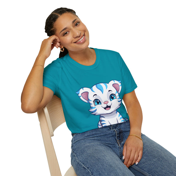 π―π Unleash Your Wild Side with the Little Cute Tiger T-Shirt! ππ― - Pets Utopia