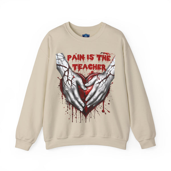 Going Through Pain ๐ฉธ๐ฃ: Unisex Heavy Blend Crewneck Sweatshirt - Pets Utopia