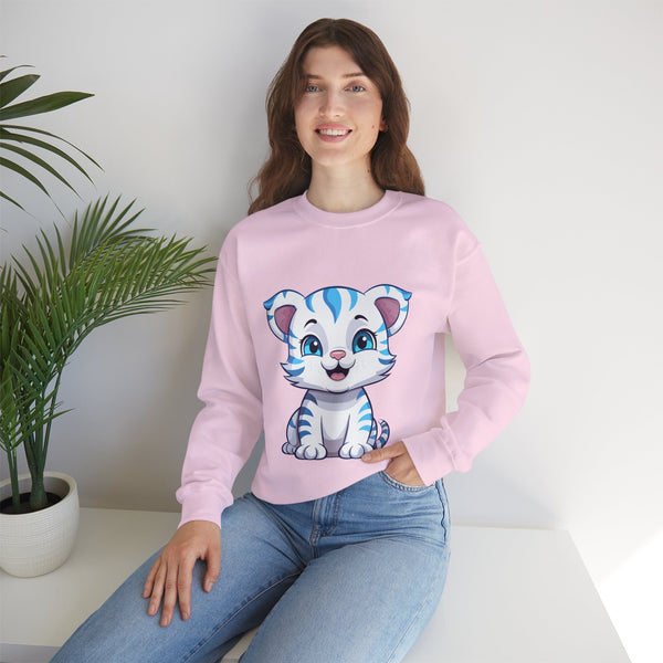 π―π Introducing the Cute Tiger Sweatshirt! Get Cozy and Stylish with π― Cute Tigers on Both Sides! π - Pets Utopia
