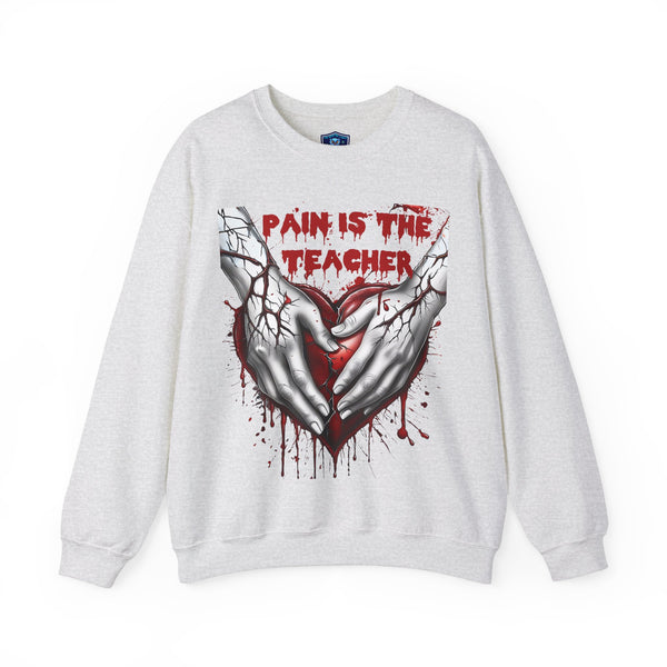 Going Through Pain ๐ฉธ๐ฃ: Unisex Heavy Blend Crewneck Sweatshirt - Pets Utopia