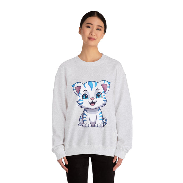 π―π Introducing the Cute Tiger Sweatshirt! Get Cozy and Stylish with π― Cute Tigers on Both Sides! π - Pets Utopia