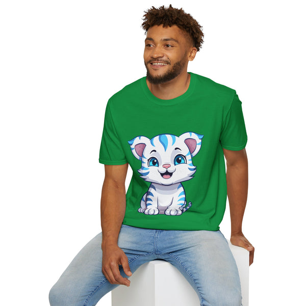π―π Unleash Your Wild Side with the Little Cute Tiger T-Shirt! ππ― - Pets Utopia