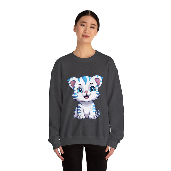 π―π Introducing the Cute Tiger Sweatshirt! Get Cozy and Stylish with π― Cute Tigers on Both Sides! π - Pets Utopia