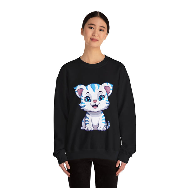 π―π Introducing the Cute Tiger Sweatshirt! Get Cozy and Stylish with π― Cute Tigers on Both Sides! π - Pets Utopia