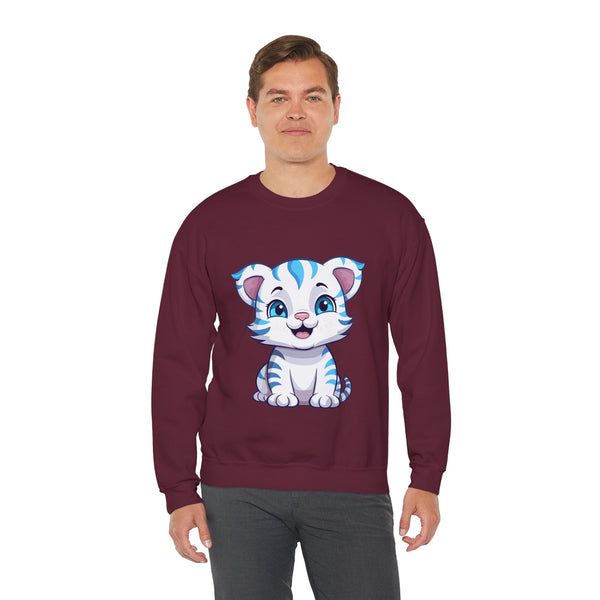 π―π Introducing the Cute Tiger Sweatshirt! Get Cozy and Stylish with π― Cute Tigers on Both Sides! π - Pets Utopia