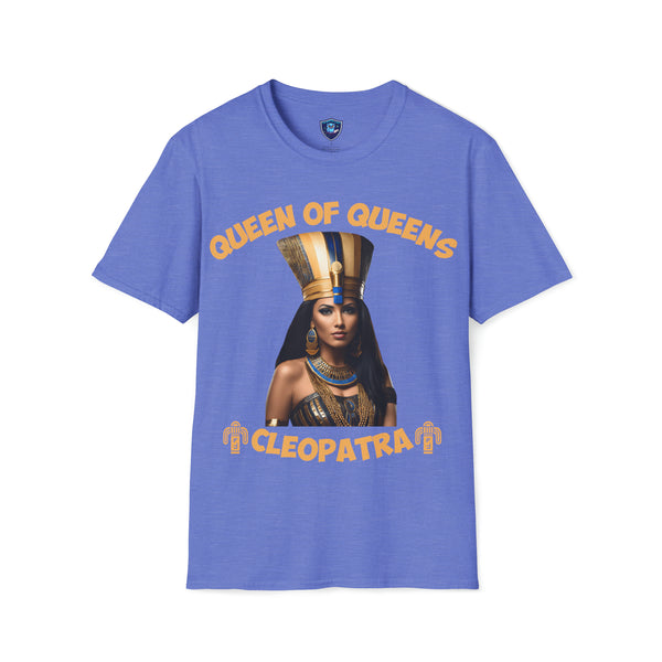 π Queen of Queens Cleopatra T-Shirt: Softstyle Cotton Tee π - Pets Utopia