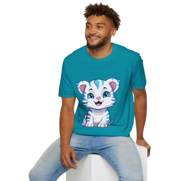 π―π Unleash Your Wild Side with the Little Cute Tiger T-Shirt! ππ― - Pets Utopia