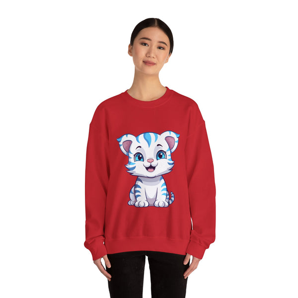 π―π Introducing the Cute Tiger Sweatshirt! Get Cozy and Stylish with π― Cute Tigers on Both Sides! π - Pets Utopia