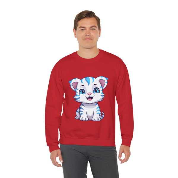 π―π Introducing the Cute Tiger Sweatshirt! Get Cozy and Stylish with π― Cute Tigers on Both Sides! π - Pets Utopia
