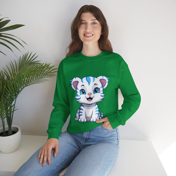 π―π Introducing the Cute Tiger Sweatshirt! Get Cozy and Stylish with π― Cute Tigers on Both Sides! π - Pets Utopia