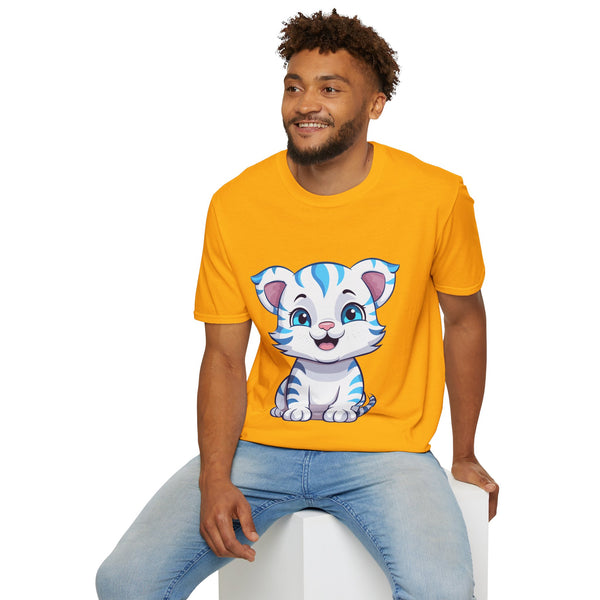 π―π Unleash Your Wild Side with the Little Cute Tiger T-Shirt! ππ― - Pets Utopia