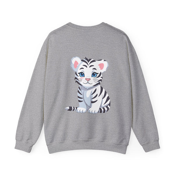 π―π Introducing the Cute Tiger Sweatshirt! Get Cozy and Stylish with π― Cute Tigers on Both Sides! π - Pets Utopia