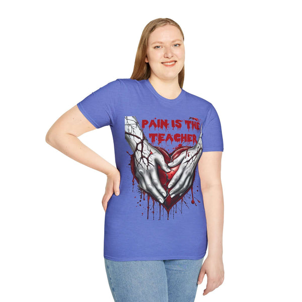 Going Through Pain 🩸🗣: Unisex 100% Cotton Softstyle T-Shirt - Pets Utopia
