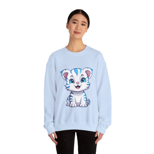 π―π Introducing the Cute Tiger Sweatshirt! Get Cozy and Stylish with π― Cute Tigers on Both Sides! π - Pets Utopia
