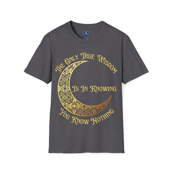 Socrates Unisex Softstyle Wisdom Tee: Embrace the Power of Knowing Nothing π - Pets Utopia