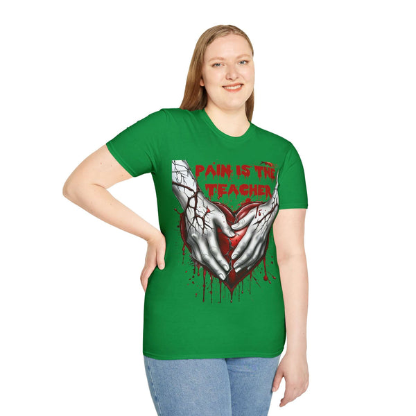 Going Through Pain 🩸🗣: Unisex 100% Cotton Softstyle T-Shirt - Pets Utopia