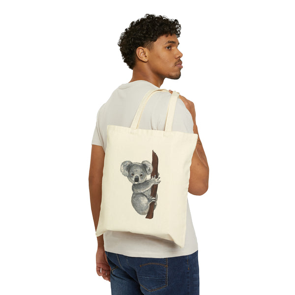 πΏπ Cute Koala Cotton Canvas Tote Bag π¨π¨ - Pets Utopia