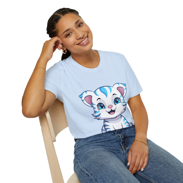 π―π Unleash Your Wild Side with the Little Cute Tiger T-Shirt! ππ― - Pets Utopia
