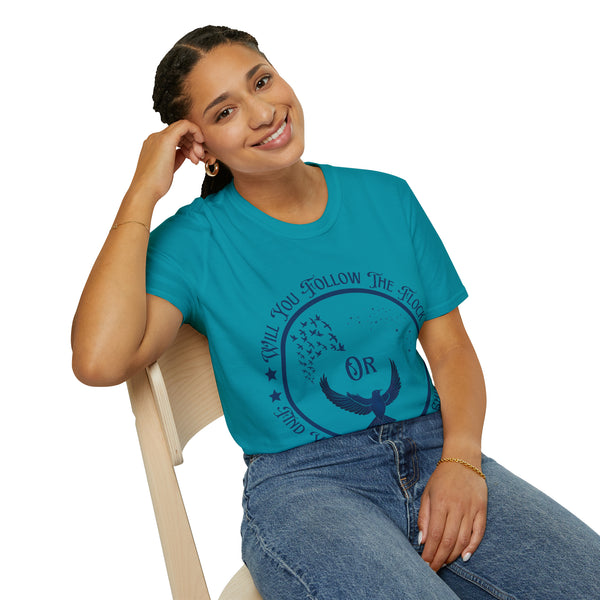 πβοΈ Fly to Your Destiny πͺ: Unisex Softstyle T-Shirt - Pets Utopia
