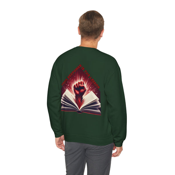 Going Through Pain ๐ฉธ๐ฃ: Unisex Heavy Blend Crewneck Sweatshirt - Pets Utopia