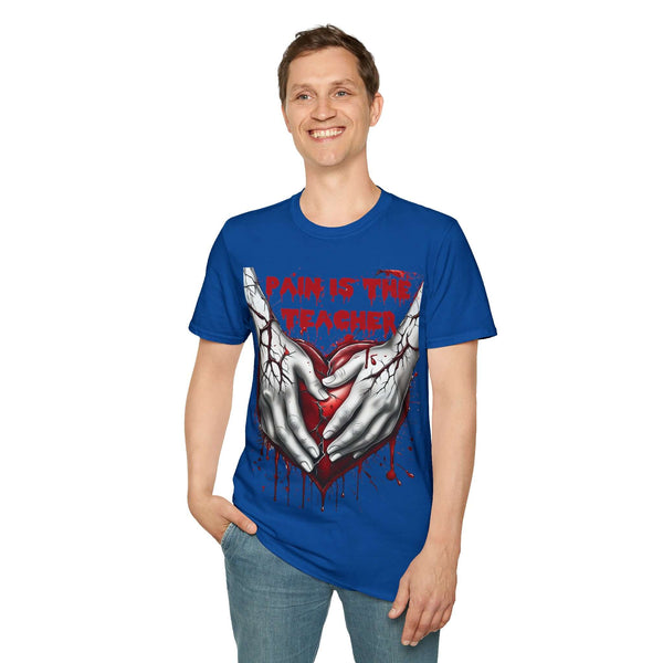 Going Through Pain 🩸🗣: Unisex 100% Cotton Softstyle T-Shirt - Pets Utopia